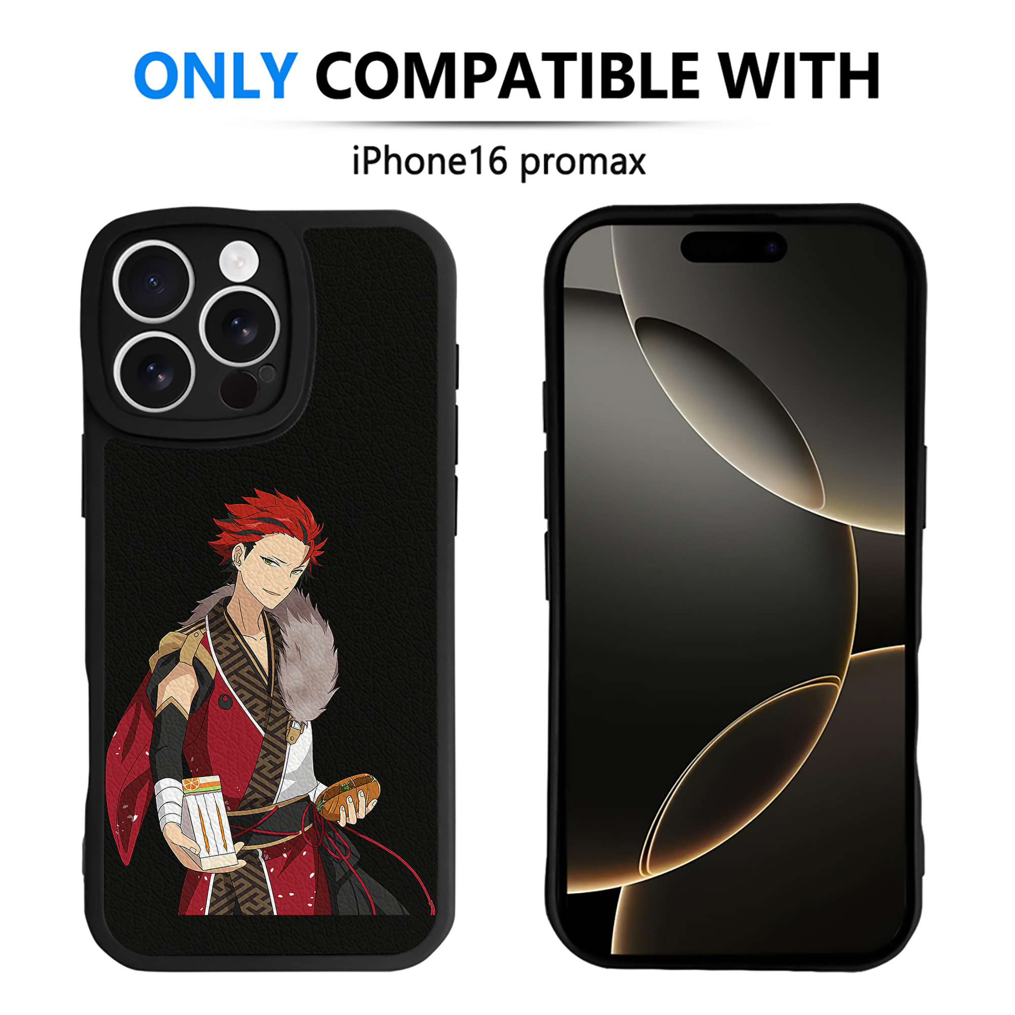 （画像用） あんさんぶるスターズ! Ensemble Stars 【iPhone 16シリーズ対応】シリコンスマホケース（レザー調） 材質：シリコン